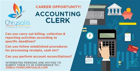 Accounting Clerk Volunteer Jobs